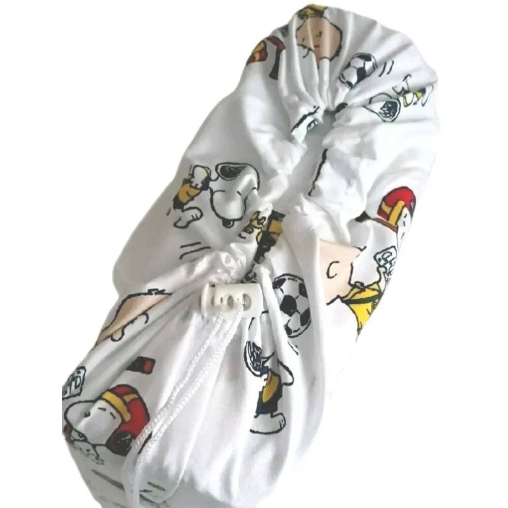 Peanuts Snoopy Queen Sheet Set Charlie Brown Sports Baseball Tennis Hockey NEW